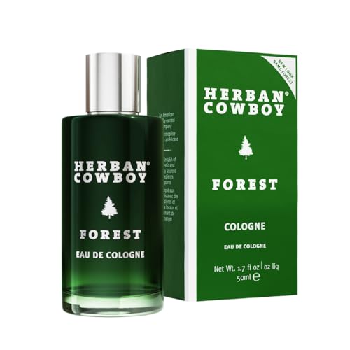 Herban Cowboy Forest Men's Cologne - Cedar & Black Pepper Aroma, Phthalate-Free - 1.7 fl oz