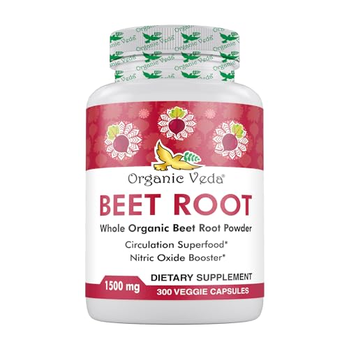 Organic Veda Moringa Supplement - Boost Energy & Circulation, Non-GMO, Gluten-Free - 300 Capsules