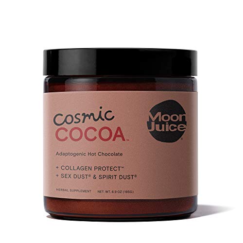 Moon Juice Cosmic Cocoa - Adaptogenic Mushroom Hot Chocolate for Mood - Vegan, Non-GMO - 6.9oz