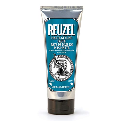 Reuzel Matte Styling Paste - Pliable Hold, Vegan Formula, Moisturizes & Defines - 3.38 oz