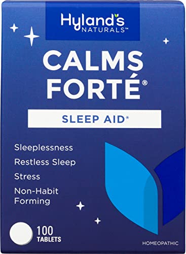 Hyland's Calms Forte Sleep Supplement - Natural Relief of Stress and Sleeplessness - 100 Tablets