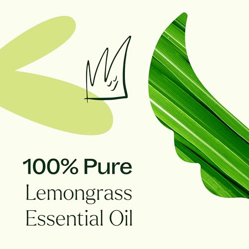 Plant Therapy Lemongrass Essential Oil - Boosts Circulation, 100% Pure, 30 mL