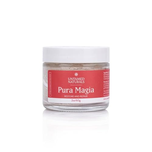 Untamed Naturals PURA MAGIA Facial Moisturizer - Skin Repair, Antioxidant-Rich, Rose Scent - 2oz