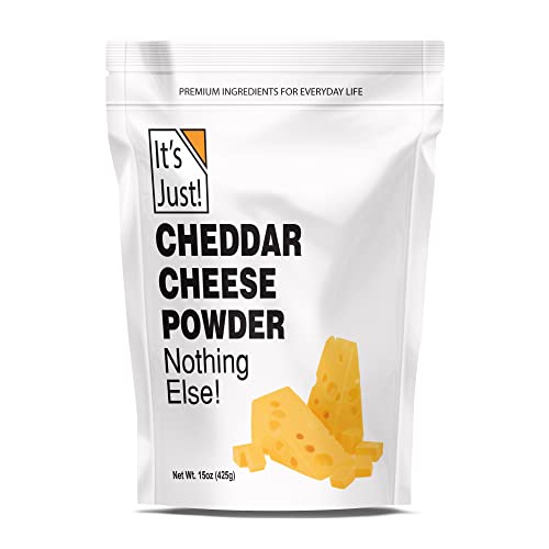 It's Just Cheddar Cheese Powder - Hormone-Free, Non-GMO, Easy to Use - 15oz