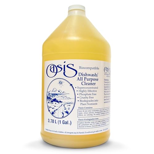 Oasis All Purpose Cleaner - Biocompatible, Safe for Greywater, Plant Nutrient - 1 Gallon