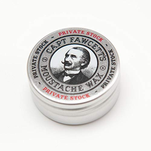 Captain Fawcett Mustache Wax - Long Lasting Cedarwood & Patchouli Fragrance - 15ml