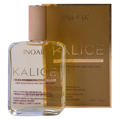 INOAR Kalice Multifunctional Body Oil - Nourishing Blend with 7 Essential Oils & Vitamin E - 3.38oz