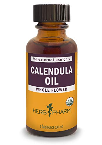 Herb Pharm Body Oil - Certified Organic Calendula, Vegan, Non-GMO - 1 Fl Oz