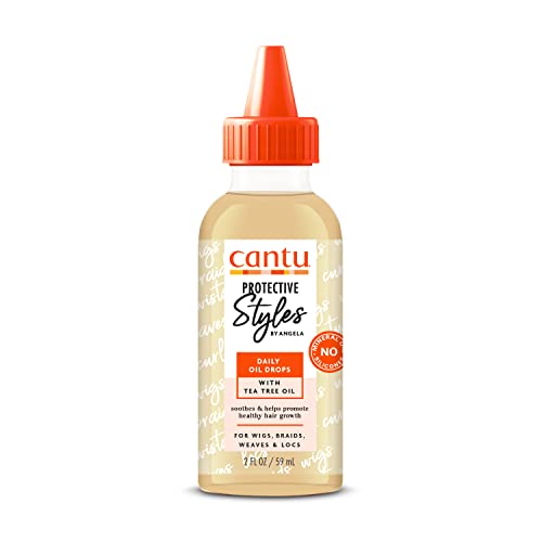 Cantu Daily Oil Drops - Scalp Soothing, Promotes Healthy Growth with Tea Tree Oil - 2oz