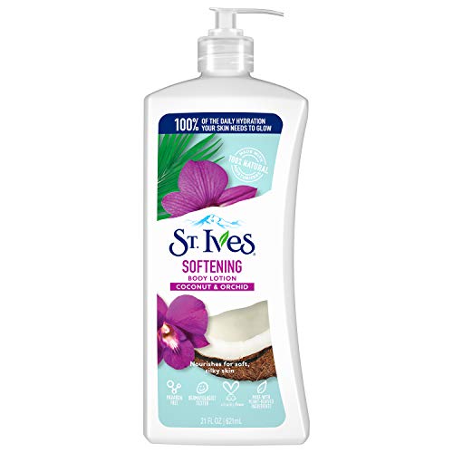 St. Ives Body Lotion - Nourishing Coconut & Orchid, Paraben-Free, Dermatologist Tested - 21oz