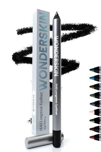 Wonderskin 1440 Longwear Eyeliner - Waterproof, Vegan & Cruelty-Free, Smudge-Proof - Liquorice