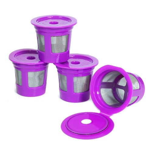 Perfect Pod Cafe Save Reusable K Cup Pod - Cost-Effective, BPA-Free, Fresh Ground Coffee - 4-Pack