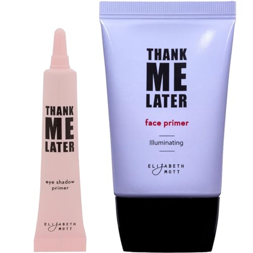 Elizabeth Mott Face Primer & Eye Shadow Base - Long-Lasting, Paraben-Free, Cruelty-Free - 2 Pack