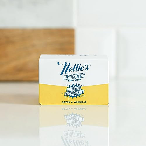 Nellie's Dish Butter Refill - Efficient Semi-Solid Dish Soap, Light Spruce Scent - 1 Pack