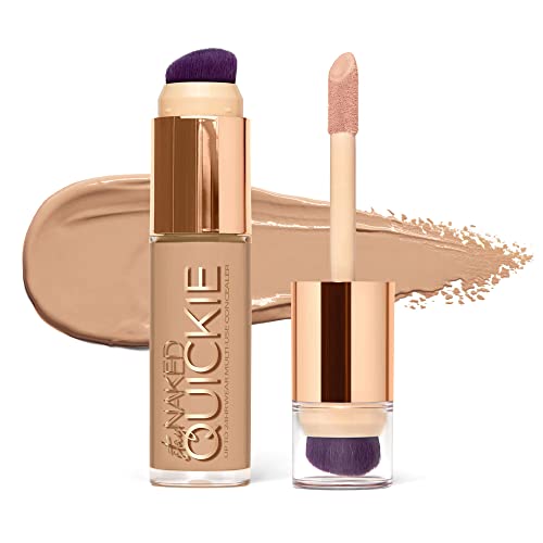 Urban Decay Quickie Concealer - Full Coverage, Hydrating Vitamin E, Dual-ended Brush - 0.5 fl oz