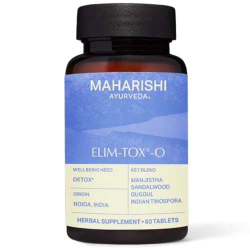 Maharishi Ayurveda Detox & Cleanse Supplement - Boosts Energy, Supports Gut Health - 60 Tablets