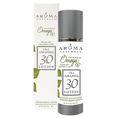 Aroma Naturals Body Lotion - Fast-Absorbing, All-Natural Formula with Essential Oils - 4oz