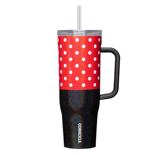 Corkcicle x Disney Minnie Mouse Cruiser Tumbler - Keeps Drinks Cold 20hrs, Hot 9hrs - 40oz