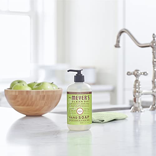 Mrs. Meyer's Hand Soap - Nourishing Apple Scent, Paraben-Free, Cruelty-Free - 12.5 fl. oz, Pack of 3