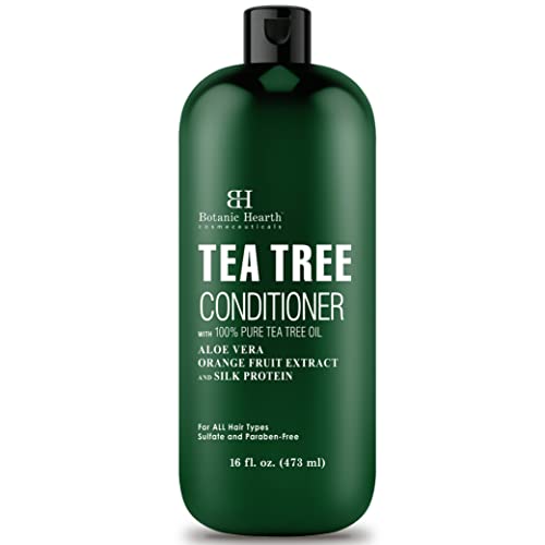 Botanic Hearth Tea Tree Conditioner - Hydrates & Soothes Dry Scalp, Cruelty-Free - 16 fl oz