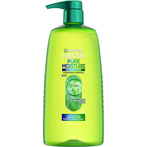 Garnier Fructis Hydrating Shampoo - Boosts Fullness, Paraben & Silicone-Free - 33.8 Fl Oz