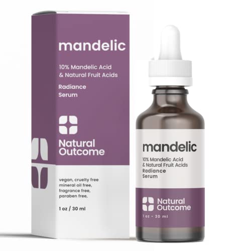 Natural Outcome Face Serum - Reduces Fine Lines & Dark Spots, Hydrating Formula - 1 Oz