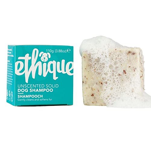 Ethique Dog Shampoo - Gentle Formula for Sensitive Skin, Plastic-Free, Vegan - 3.88 oz