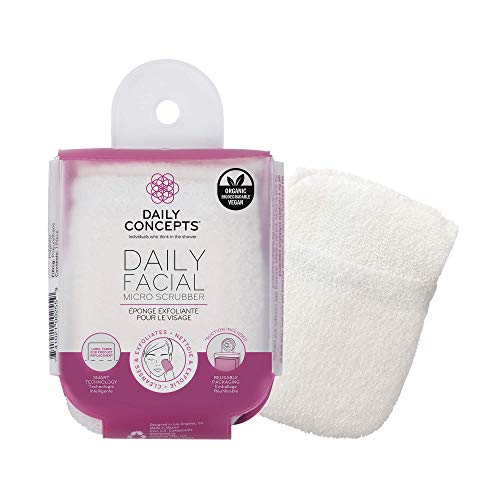 Daily Facial Micro Scrubber Set - Gentle Exfoliation, Organic & Vegan - Dual Texture Options