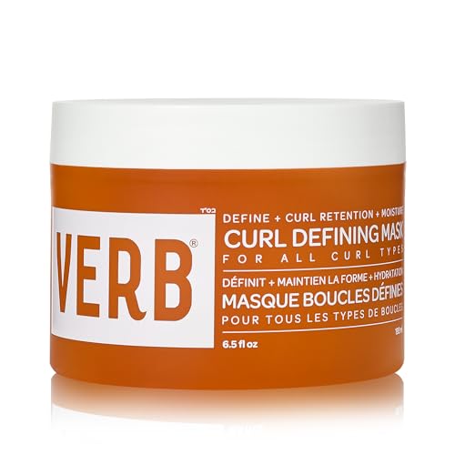 VERB Curl Defining Mask - Defines Curls, Moisturizes, Vegan, Paraben-Free - 6.5 fl oz