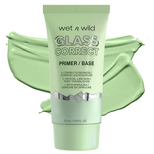 wet n wild Face Primer - Bright Crystal Finish, Color-Correcting, Vitamin C - 0.91 Fl Oz