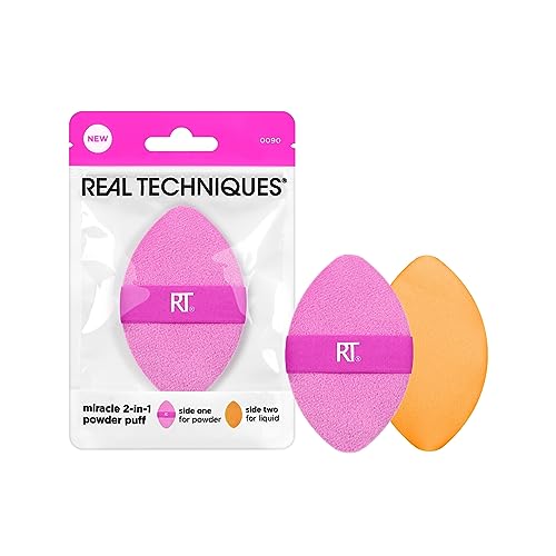 Real Techniques Makeup Sponge - Dual-Sided, Precision Blending, Cruelty-Free - 1 Count