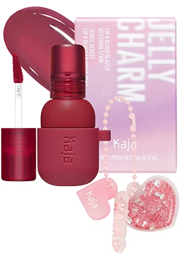 Kaja Lip & Cheek Stain - Hydrating Jelly Color with Triple Berry Complex, 0.24oz