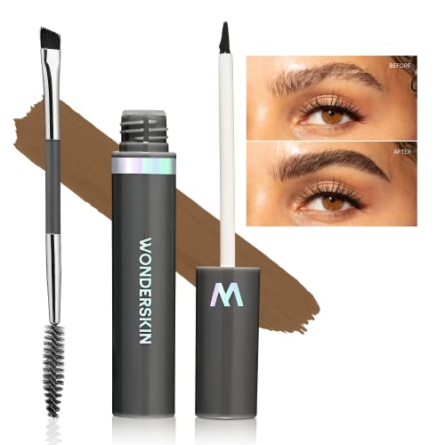 Wonderskin Dream Brow Gel - Long-Lasting, Waterproof, Nourishing Formula for Full Brows - Brunette