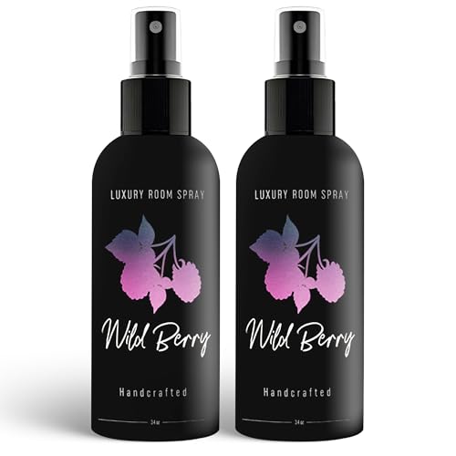 605Products Wild Berry Air Freshener - Long-Lasting Odor Eliminator with Essential Oils - 2 Pack