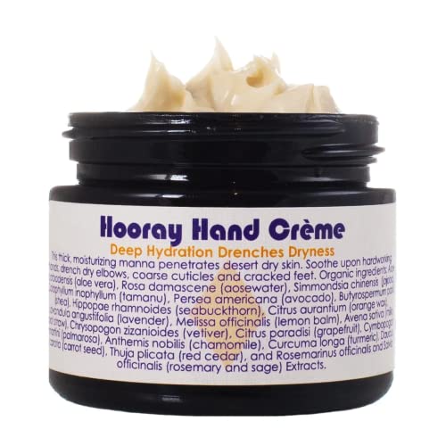 LIVING LIBATIONS Hooray Hand Crème - Nourishing for Dry Skin, Natural Ingredients - 0.17 oz