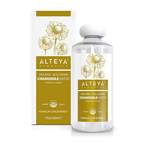 Alteya Organics Chamomile Water Facial Toner - Hydrating, Soothing, USDA Organic - 17 Fl Oz