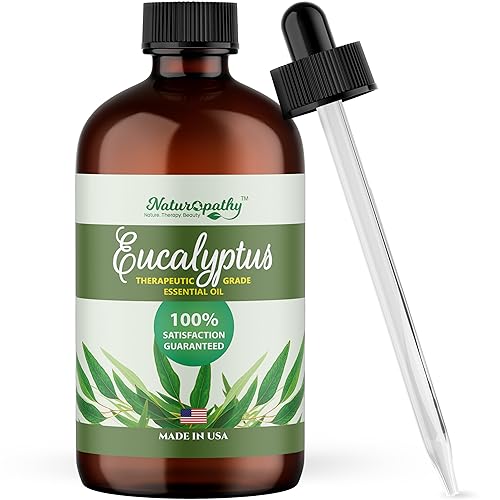 Naturopathy Eucalyptus Essential Oil - Therapeutic Relaxation, Premium Quality - 4 fl oz