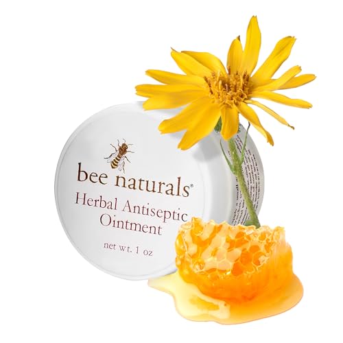 Bee Naturals Healing Salve - Herbal Antiseptic for Cuts & Bites, Natural Ingredients - Travel Size