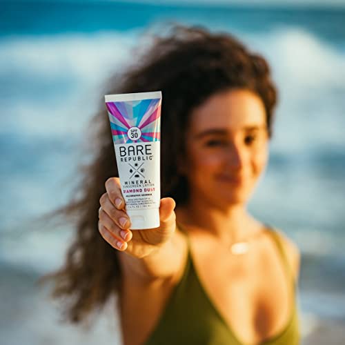 Bare Republic Mineral Sunscreen SPF 30 - Non-Whitening, Reef Compliant, 3.4 Fl Oz