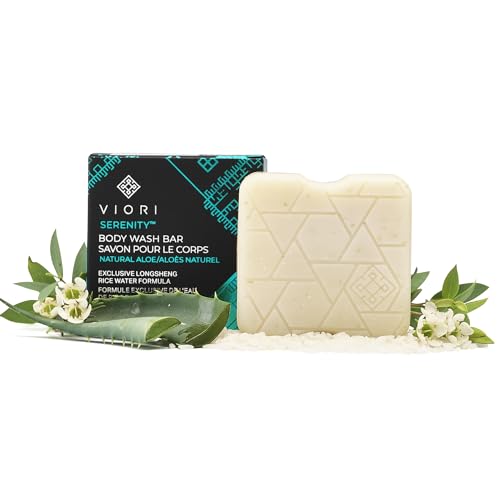 Viori Serenity Body Wash Bar - Nourishing Aloe Scent, Vegan, Zero Waste - 120g