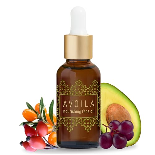 AVOILA Organic Face Oil - Intense Hydration, Age-Defying, Redness Relief - 1.7oz