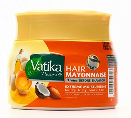 Vatika Naturals Hair Treatment - Nourishing Essential Oils & Egg Proteins, 3 Min Moisturizer - 500ml