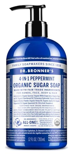 Dr. Bronner's Organic Shikakai Hand Soap - Luxurious, No Synthetic Detergents - 12 fl oz