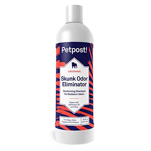 Petpost Dog Shampoo - Fast-Acting Odor Eliminator with Natural Safflower Oil - 16 oz.