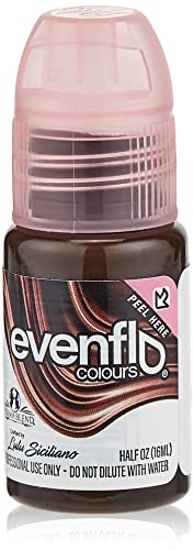 evenflo Cosmetic Pigment - Premium Permanent Ink, 100% Certified Vegan, True Color - 1/2oz