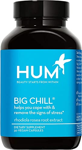 HUM Big Chill Dietary Supplement - Rhodiola Rosea for Stress & Mood Balance - 30 Vegan Caps