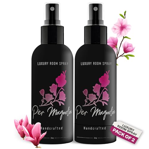 605Products Pier Magnolia Air Freshener - Long-Lasting Odor Eliminator with Essential Oils - 2 Pack