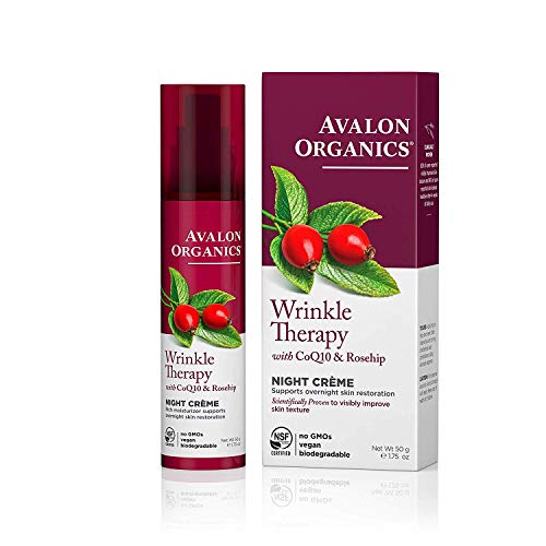 Avalon Organics Night Cream - Nourishing Wrinkle Therapy, Certified Organic - 1.75 oz