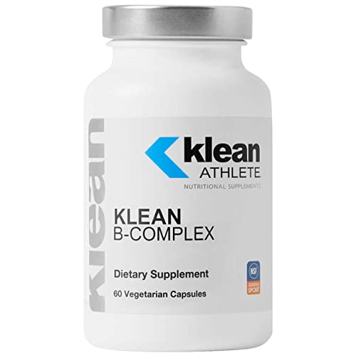 Klean ATHLETE Klean B-Complex - Energy & Cardiovascular Support, NSF Certified - 60 Veg Capsules