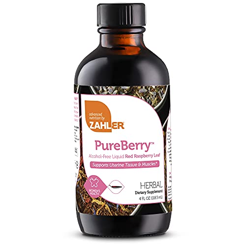 Zahler PureBerry Liquid Herbal Supplement - Supports Uterine Health, Certified Kosher - 4oz